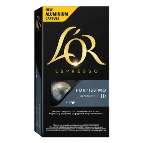 L'OR Fortissimo 10 pods for Nespresso