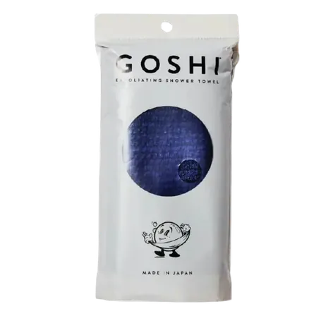 Goshi Exfoliating Shower Towel Blue / Single