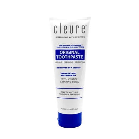 Cleure TOOTHPASTE - ORIGINAL WITHOUT FLAVOR 4oz.