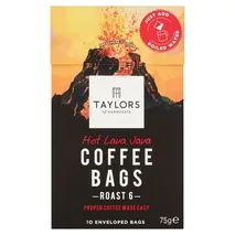 Taylors Hot Lava Java Coffee Bags Roast 6