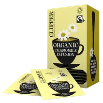 Clipper fairtrade organic chamomile infusion 25 envelopes