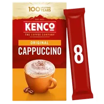 Kenco Cappuccino Instant Coffee Sachets 8 per pack
