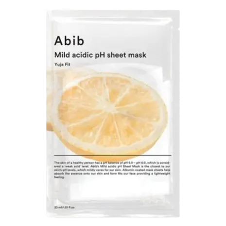 Abib - Mild Acidic pH Sheet Mask - Yuja Fit - 10pcs
