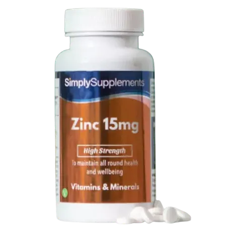 Simplysupplements Zinc Tablets 15mg 120 Tablets