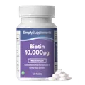 Simplysupplements Biotin Tablets 10,000mcg 120 Tablets