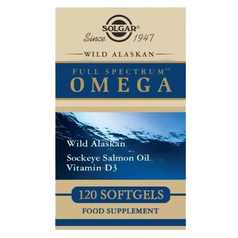 Solgar Wild Alaskan Full Spectrum Omega Softgels - Pack of 120