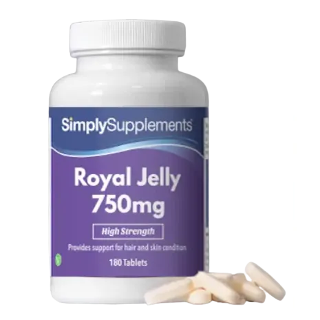 Simplysupplements Royal Jelly Tablets 750mg 180 Tablets