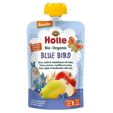 Holle Switzerland Organic Baby Food Pouch - Blue Bird