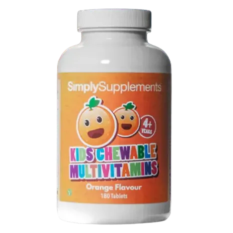 Simplysupplements Children's Chewable Multivitamins Orange Flavour 180 Tablets