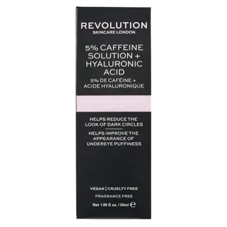 Revolution Skincare 5% Caffeine Solution + Hyaluronic Acid Targeted Under Eye Serum 30ml