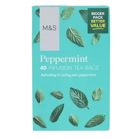 M&S Peppermint Tea Bags 80g