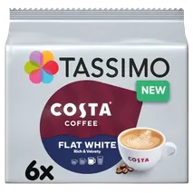 Tassimo Costa Flat White Coffee Pods 6 per pack