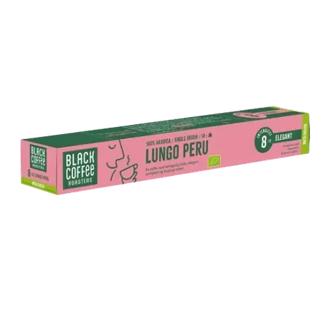 Black Coffee Roasters Lungo Peru 10 pods for Nespresso