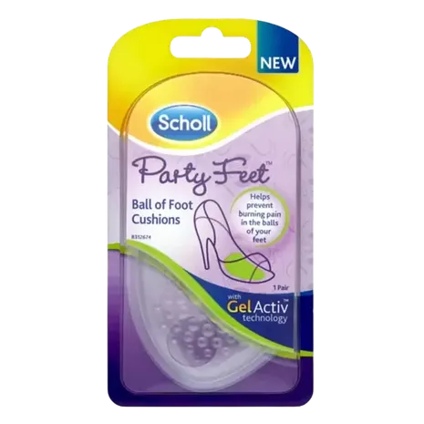 Scholl Party Feet Ball of Foot Cushions with GelActiv technology - 1 Pair