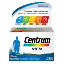 Centrum Men Multivitamins & Minerals - 30 Tablets