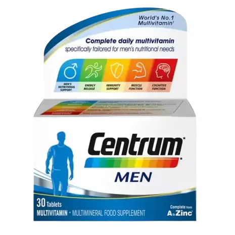 Centrum Men Multivitamins & Minerals - 30 Tablets