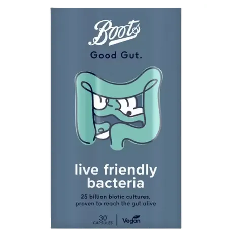 Boots Good Gut Live Friendly Bacteria 30 Capsules
