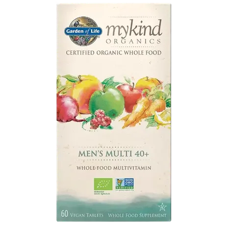 Garden of Life mykind Organics Men's 40+ Multi 60 caps