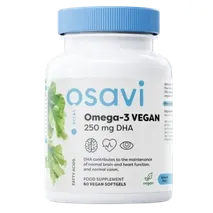 Osavi Omega-3 Vegan 250mg DHA 60 Softgels