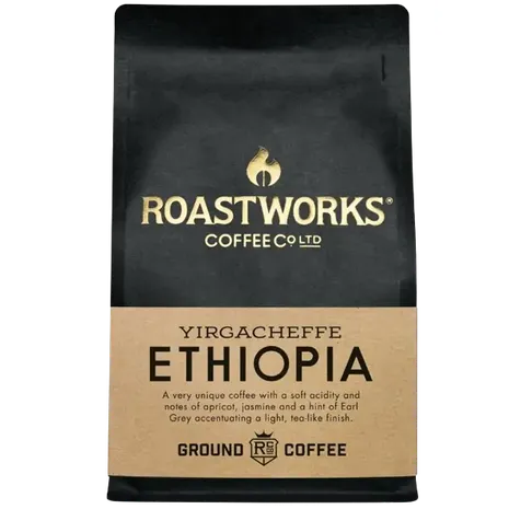 Roastworks Ethiopia Ground Coffee 200g100