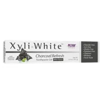 Now Foods Charcoal Refresh Toothpaste Gel - 181 grams