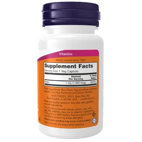 Now Foods Biotin 1000mcg - 100 vcaps