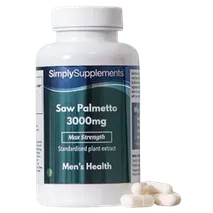 Simplysupplements Saw Palmetto Capsules 3,000mg 180 Capsules