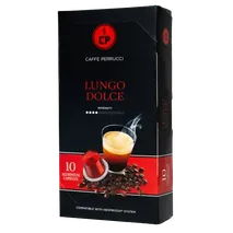 Caffé Perrucci Lungo Dolce 10 pods for Nespresso