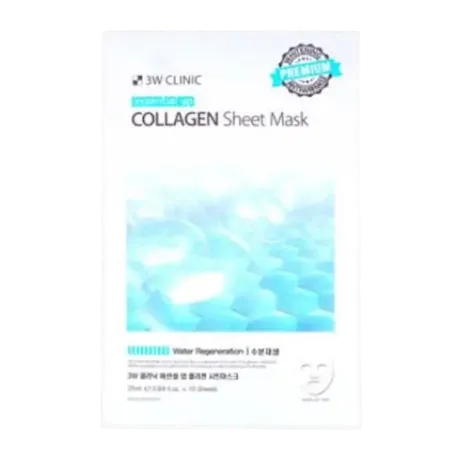 3W Clinic - Collagen Essential Up Sheet Mask - 1pack (10pcs)