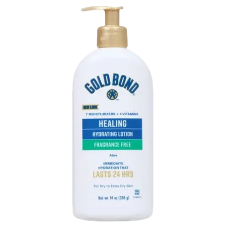 Gold Bond Fragrance Free Healing Hydrating Lotion 14 Oz