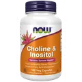 Now Foods Choline & Inositol Veg Capsules - 100 Caps