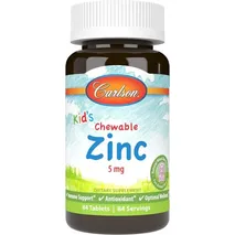 CarlsonLabs Kid's Chewable Zinc, Natural Mixed Berry - 84 tablets
