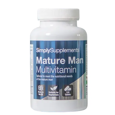 Simplysupplements Multivitamins for Men – 65+ 120 Capsules