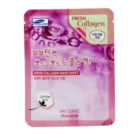 3W Clinic - Fresh Collagen Mask Sheet - 1pc