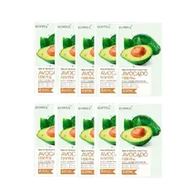 EUNYUL - Natural Moisture Mask Pack - Avocado - 10pcs