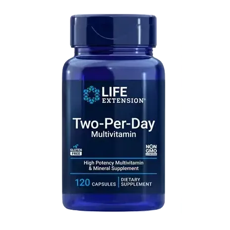 Life Extension Two-Per-Day Multivitamin 120 Caps