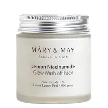 Mary&May - Lemon Niacinamide Glow Wash Off Mask Pack