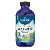 Nordic Naturals Arctic-D Cod Liver Oil, Lemon - 237 ml