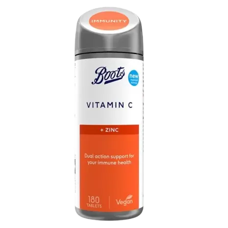 Boots Vitamin C and Zinc 180 Tablets (6 month supply)