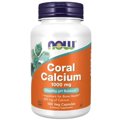 Now Foods Coral Calcium - 1000mg - 100 vcaps