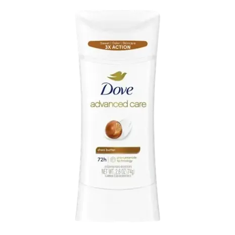 Dove Advanced Care Antiperspirant Deodorant Stick for Women Shea Butter, 2.6 oz