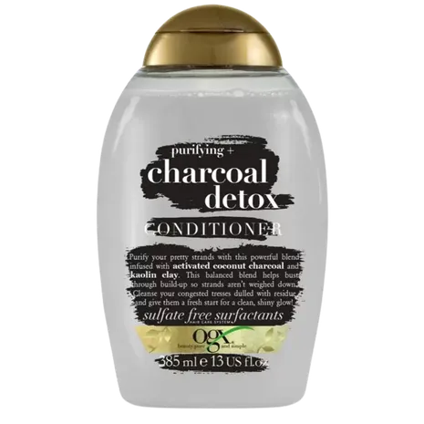 OGX Purifying + Charcoal Detox Conditioner 385ml