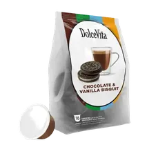 Dolce Vita Chocolate & Vanilla Biscuit 16 pods for Dolce Gusto