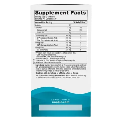 Nordic Naturals Complete Omega Xtra, 1360mg - 60 softgels